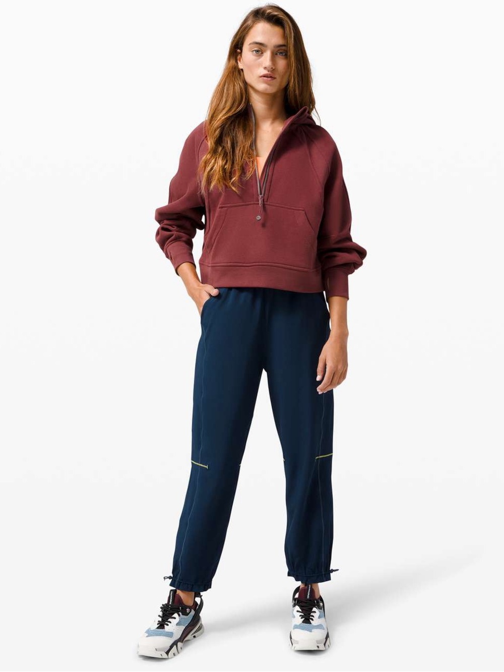 69. Lululemon Scuba Oversized 1/2 Zip Hoodie
Savannah Red XS-S - Picture 4 of 11